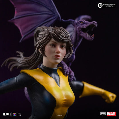 IRON STUDIOS - X-men Comics Kitty Pryde & Lockheed 1/10 Statue