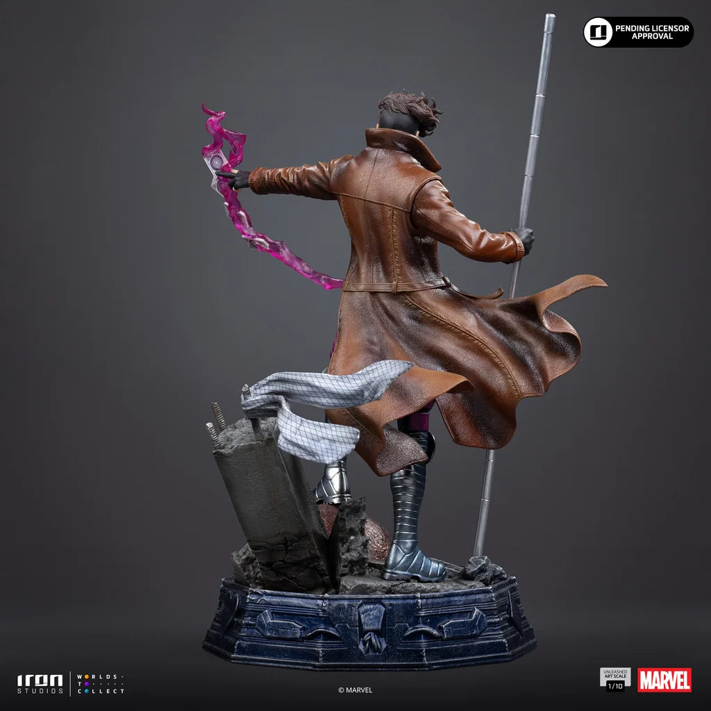 IRON STUDIOS - X-men Gambit Unleashed 1/10 Statue