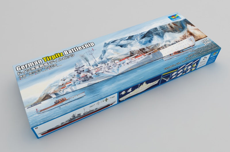 TRUMPETER MODEL KIT  -  GERMAN TIRPITZ BATTLESHIP 1/350