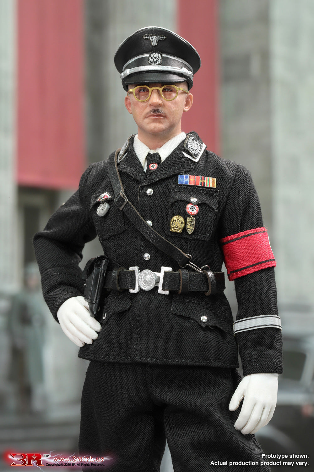 DID/3R - Heinrich Himmler (Black Ver.) 1/12 Scale Mini Reich Series TG80008