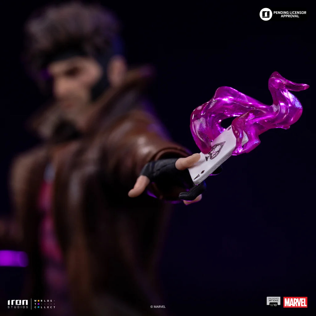 IRON STUDIOS - X-men Gambit Unleashed 1/10 Statue