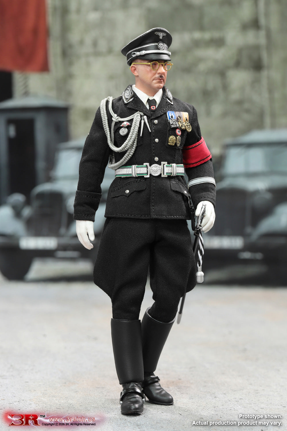 DID/3R - Heinrich Himmler (Black Ver.) 1/12 Scale Mini Reich Series TG80008