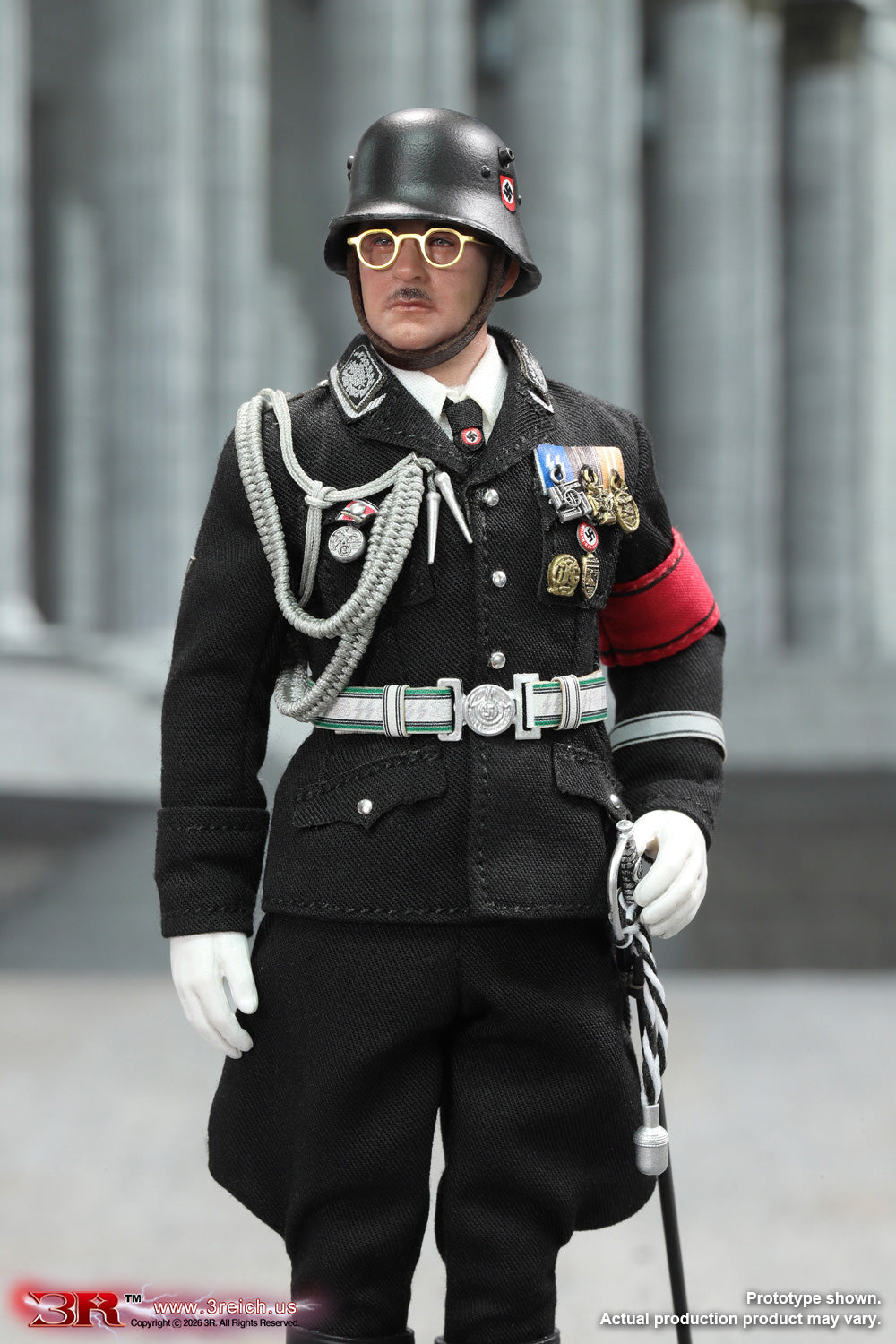 DID/3R - Heinrich Himmler (Black Ver.) 1/12 Scale Mini Reich Series TG80008