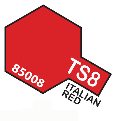 TAMIYA -  Italian Red Spray Gloss  TS-8