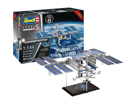 REVELL - 1/144 Gift Set 25th Anniversary "International Space Station ISS" [Platinum Edition]