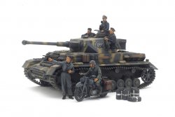 TAMIYA - German Pz.Kpfw.IV Ausf.G - Early Production & Motorcycle Set "Eastern Front"  1/35