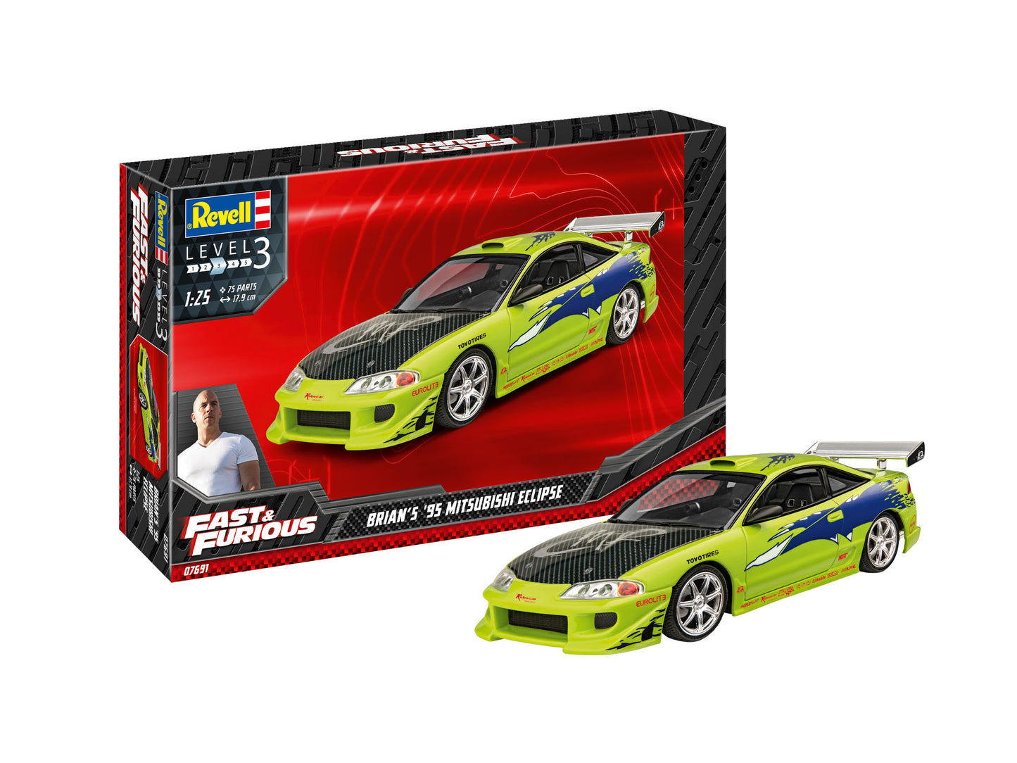 REVELL - Fast & Furious - Brian's 1995 Mitsubishi Eclipse  1/25