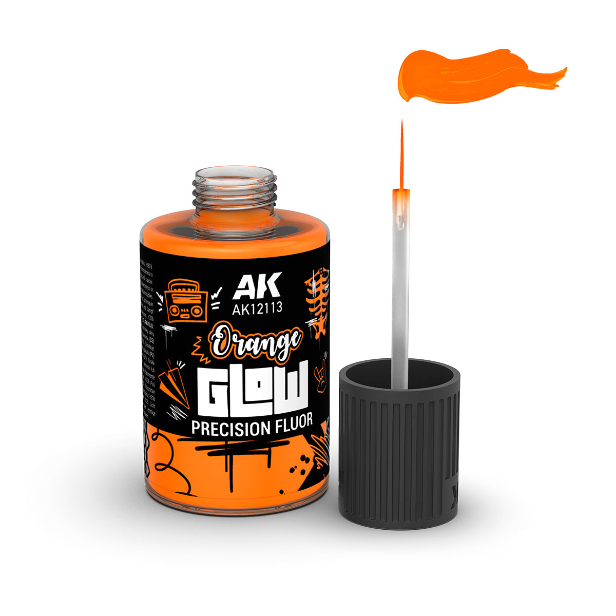 AK INTERACTIVE AK12113 ORANGE GLOW PRECISION FLUOR 30ml