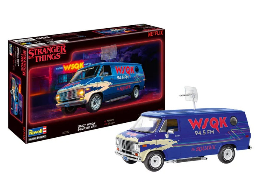 REVELL - GMC WSQK Squawk Van Stranger Things   1/25