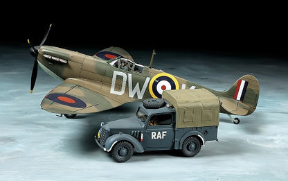TAMIYA - Supermarine Spitfire Mk.I with Light Utility Car 10Hp Set