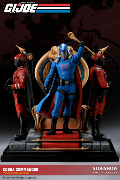 SIDESHOW - G.I. Joe Cobra Commander Diorama