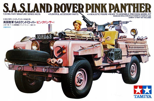 TAMIYA - British S.A.S. Land Rover (Pink Panther)  1/35