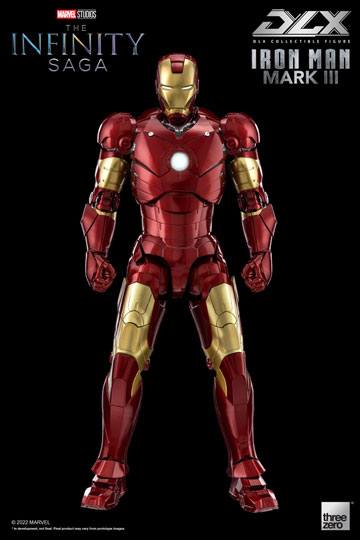 THREEZERO - Infinity Saga DLX Action Figure 1/12 Iron Man Mark 3 17 cm