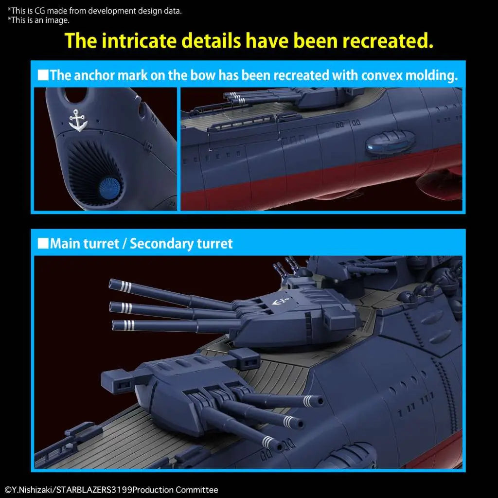 BANDAI MODEL KIT - Space battleship yamato 3199 1/1000