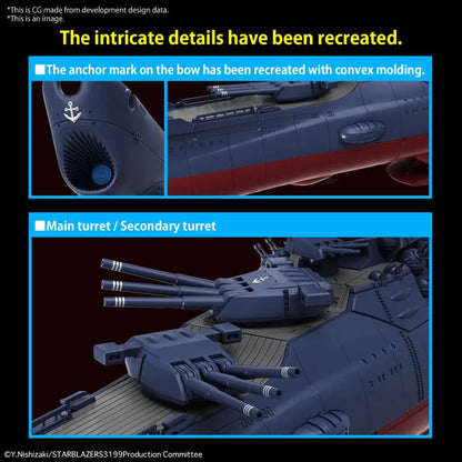 BANDAI MODEL KIT - Space battleship yamato 3199 1/1000