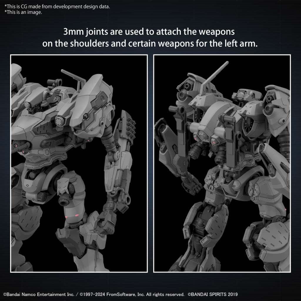BANDAI - 30mm armored core vi fires of rubicon rad cc-2000 orbiter  #04