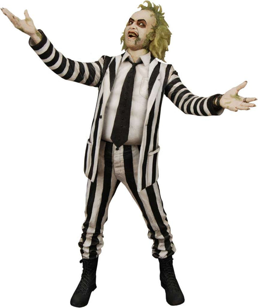 NECA - Beetlejuice 1988 Stripe Suit Beetlejuice Talking 1/4 af