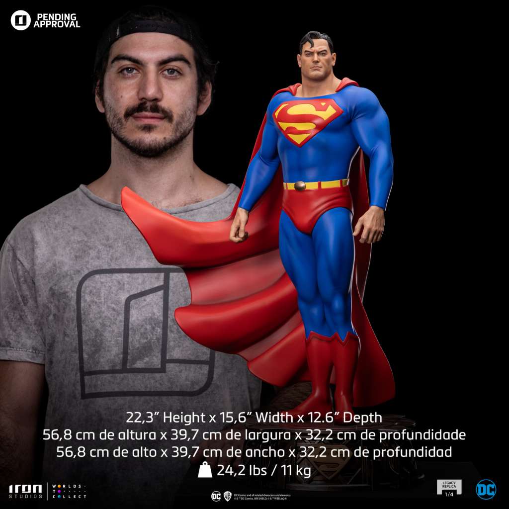 IRON STUDIOS - Superman dc trinity legacy replica 1:4 statue