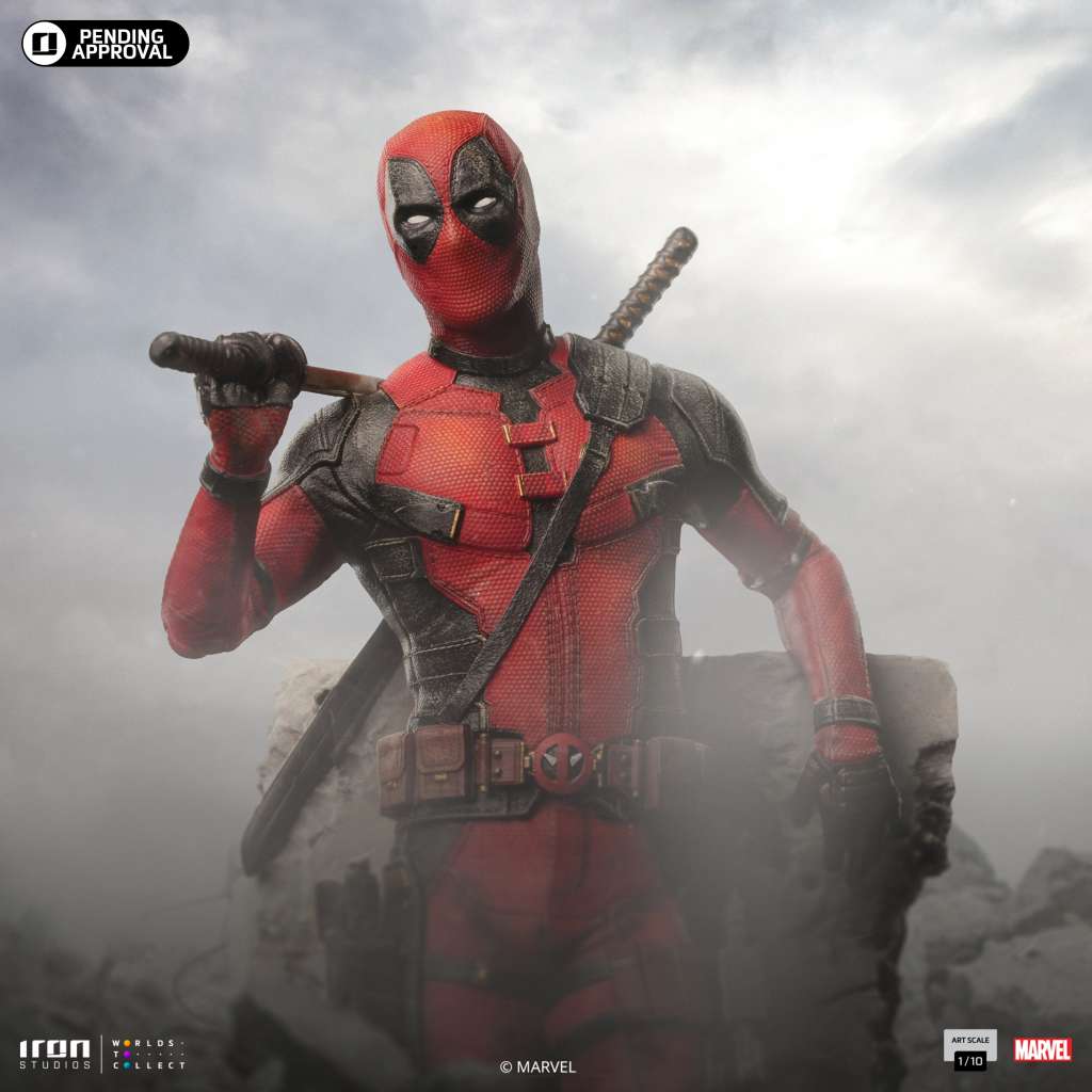 IRON STUDIOS - Deadpool & wolverine deadpool 1/10 statue