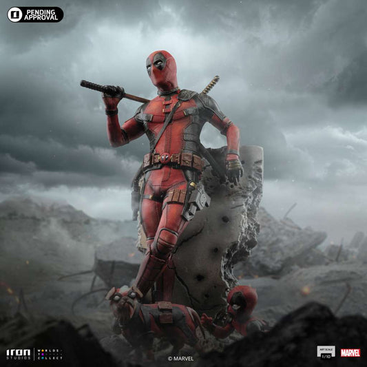 IRON STUDIOS - Deadpool & wolverine deadpool 1/10 statue