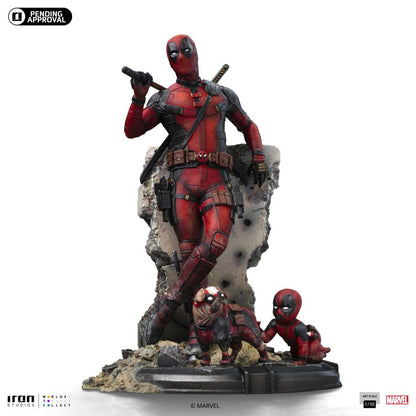 IRON STUDIOS - Deadpool & wolverine deadpool 1/10 statue