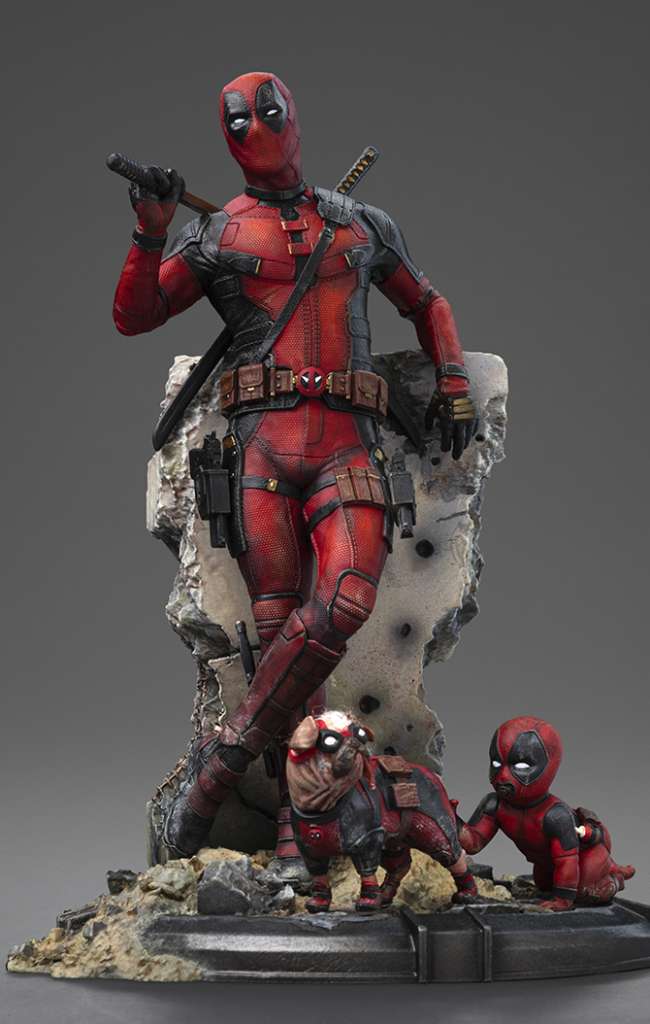 IRON STUDIOS - Deadpool & wolverine deadpool 1/10 statue