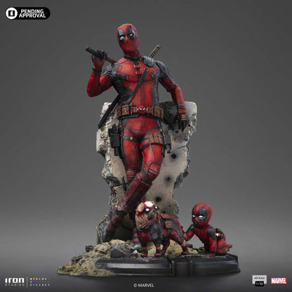 IRON STUDIOS - Deadpool & wolverine deadpool 1/10 statue