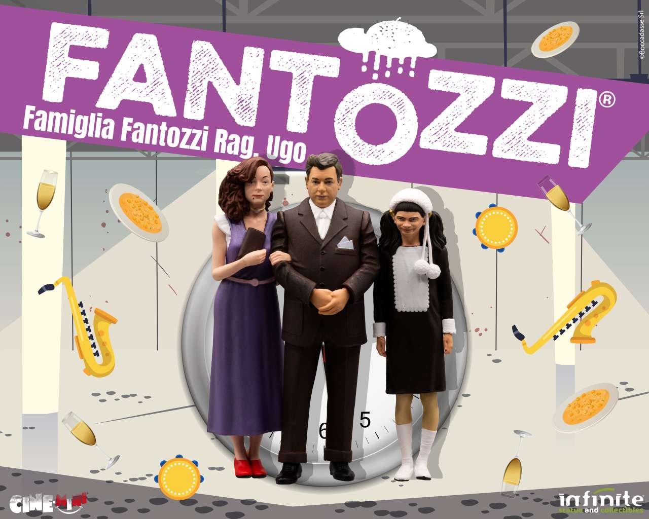 INFINITE STATUE - Fantozzi Famiglia Fantozzi Rag Ugo Cinemini pvc