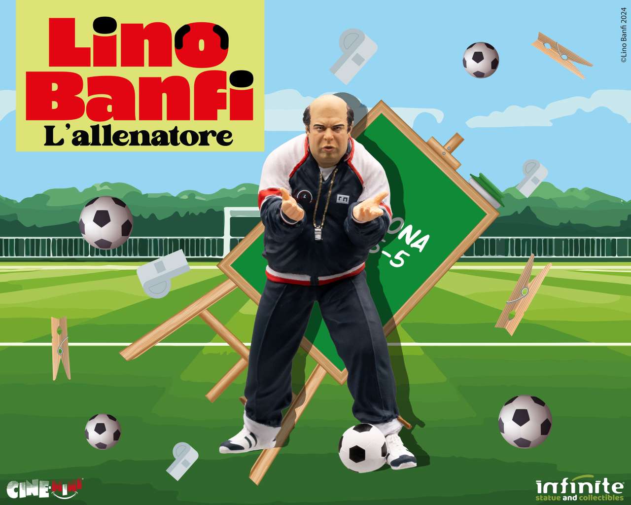 INFINITE STATUE - Lino Banfi l’allenatore Cinemini pvc