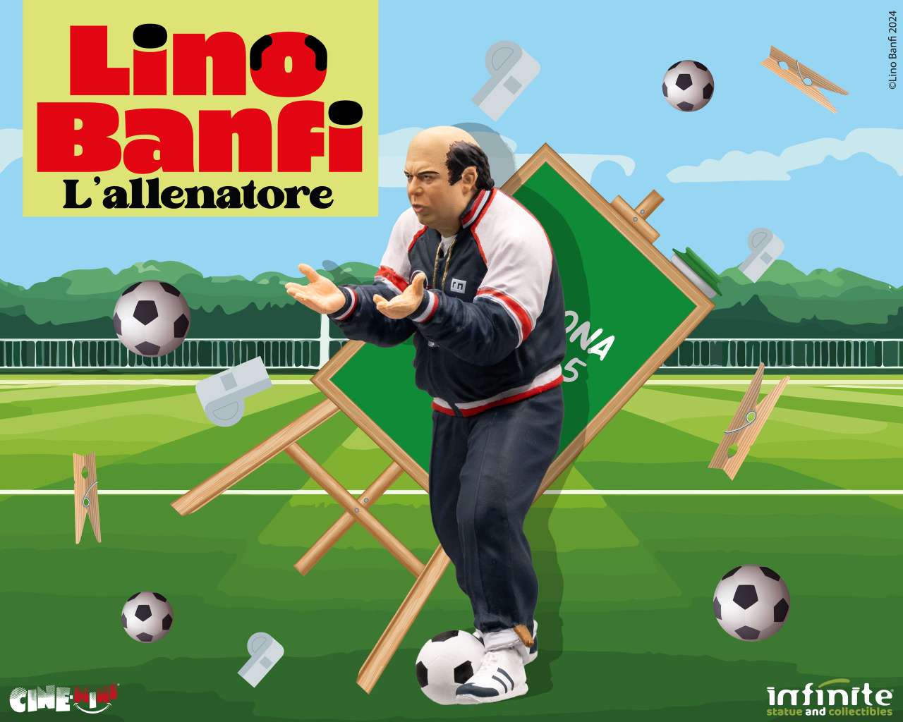 INFINITE STATUE - Lino Banfi l’allenatore Cinemini pvc