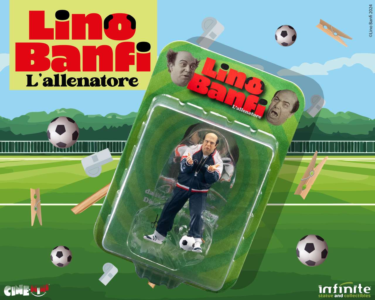 INFINITE STATUE - Lino Banfi l’allenatore Cinemini pvc