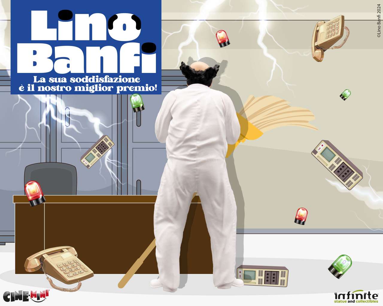 INFINITE STATUE - Lino Banfi La Sua Soddisfazione e' Il Nostro Miglior Premio Cinemini pvc