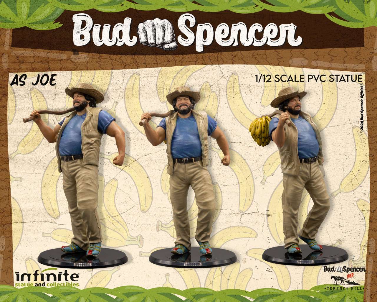 INFINITE STATUE - Bud Spencer As Joe 1/12 pvc Statue