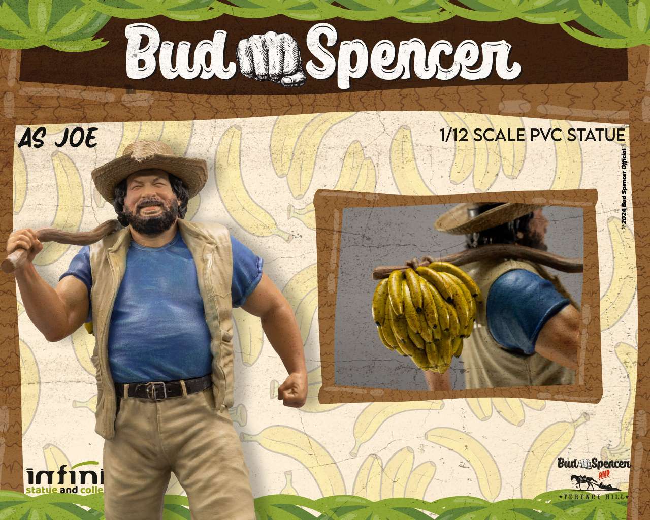 INFINITE STATUE - Bud Spencer As Joe 1/12 pvc Statue