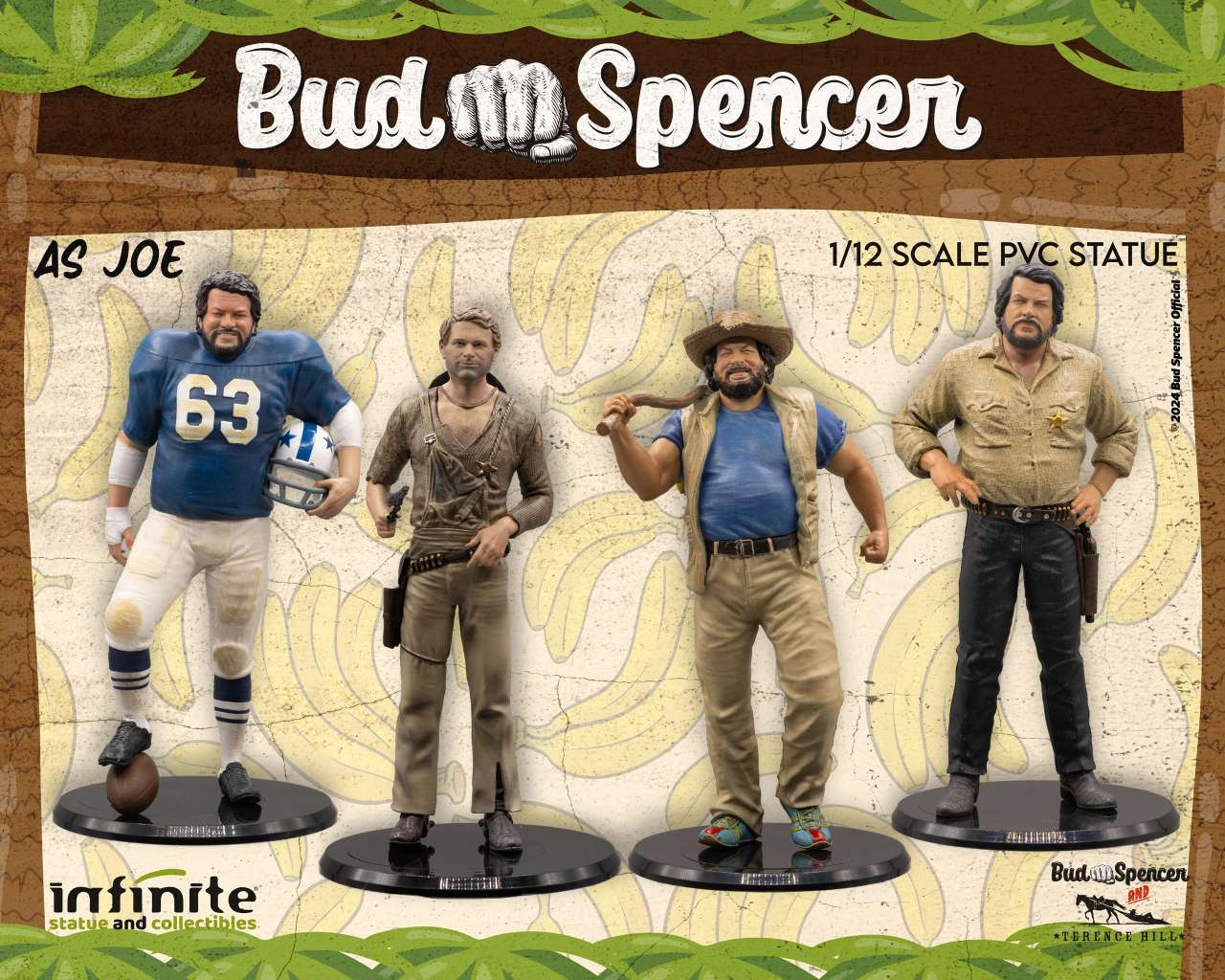 INFINITE STATUE - Bud Spencer As Joe 1/12 pvc Statue