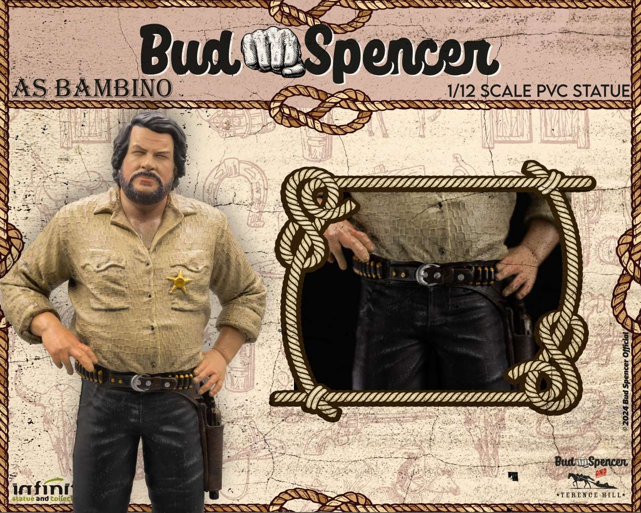 INFINITE STATUE - Bud Spencer As Bambino 1/12 pvc Statue