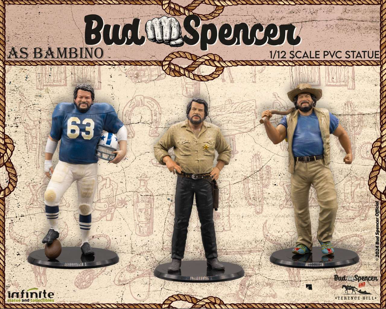 INFINITE STATUE - Bud Spencer As Bambino 1/12 pvc Statue