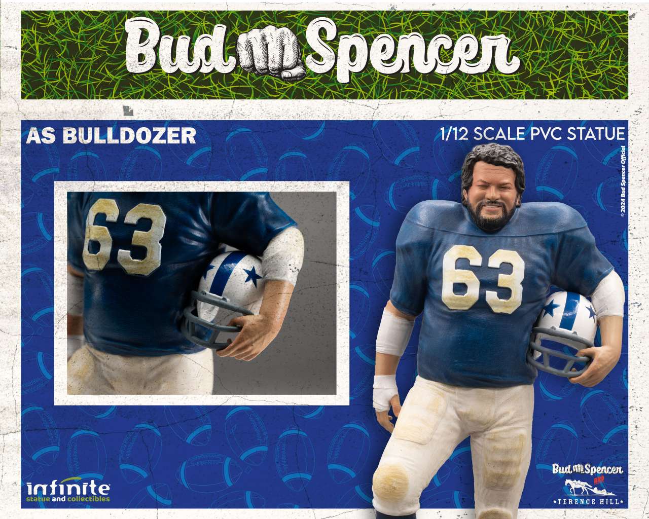 INFINITE STATUE - Bud Spencer As Bulldozer 1/12 pvc Statue