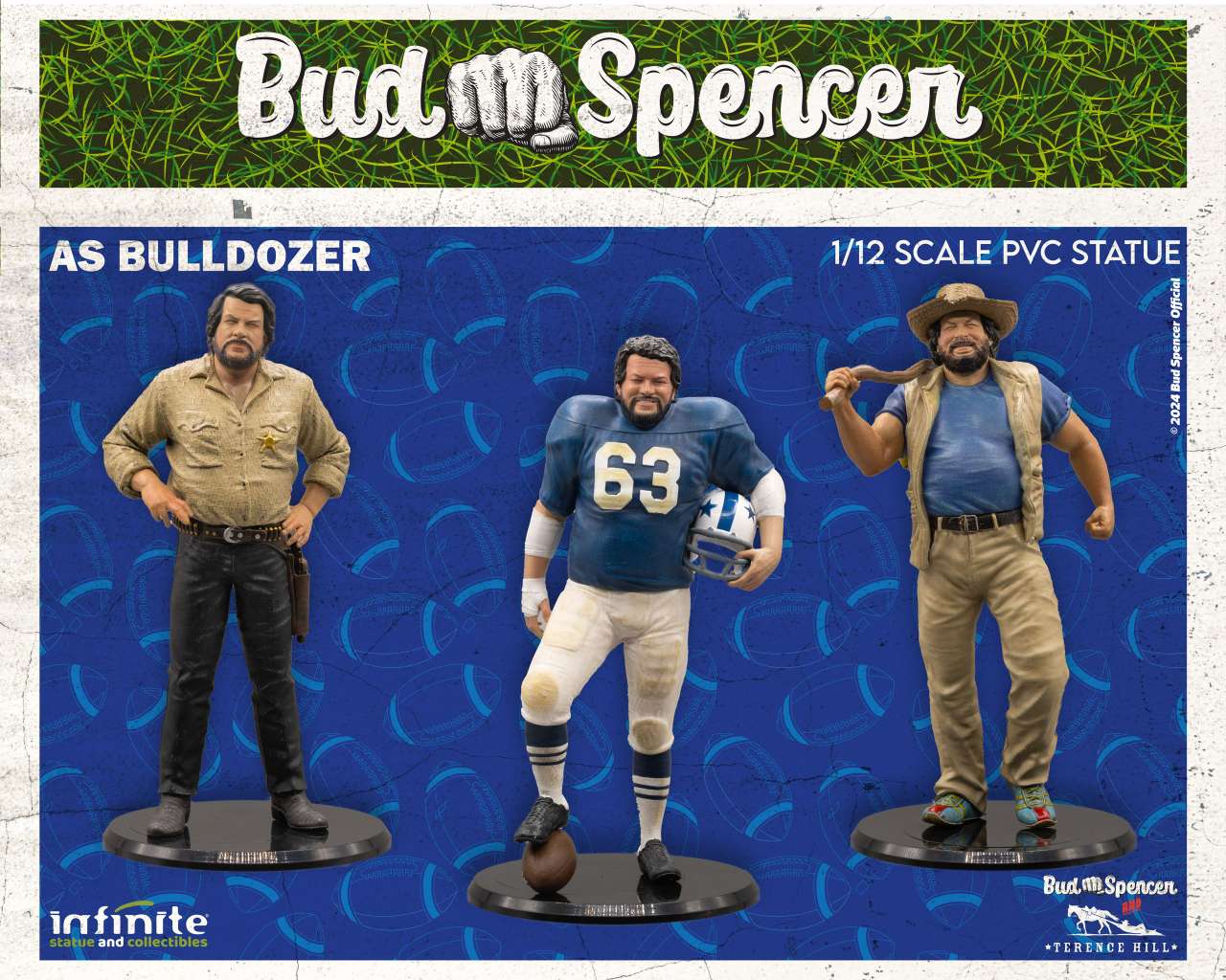 INFINITE STATUE - Bud Spencer As Bulldozer 1/12 pvc Statue