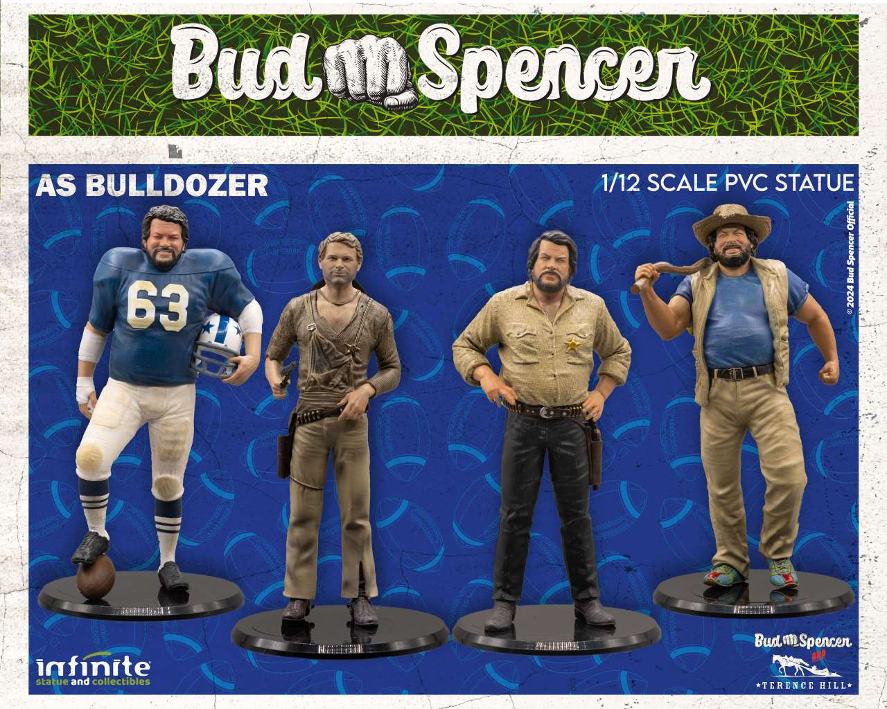 INFINITE STATUE - Bud Spencer As Bulldozer 1/12 pvc Statue