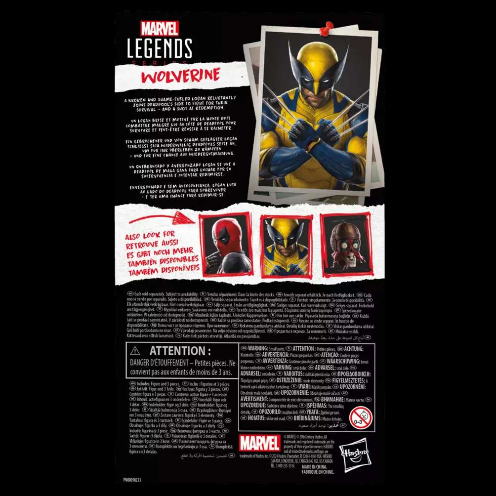 HASBRO - Marvel Legends Deadpool And Wolverine Wolverine Action Figure