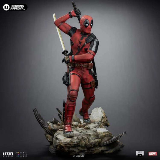 IRON STUDIOS - Deadpool and wolverine deadpool legacy replica 1/4 statue