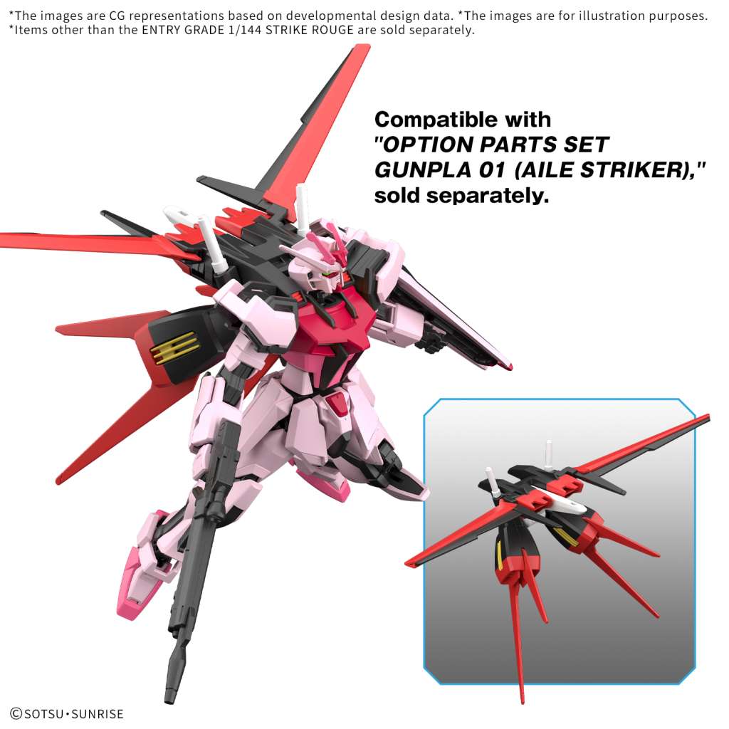 BANDAI - Eg strike rouge 1/144