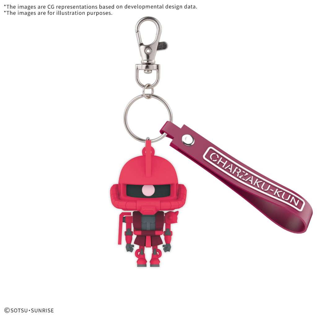 BANDAI - Charzakukun 3d rubber  keychain