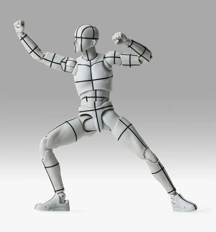 BANDAI TAMASHII - Body-Kun Sports Wire-Frame Grey Color shf