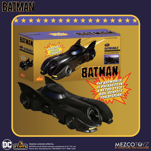 MEZCO - 5 Points 1989 Batman Batmobile