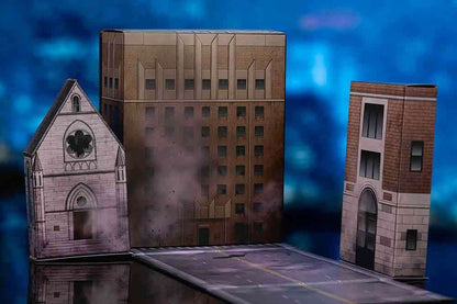 JADA TOYS - Ghostbusters ecto-1 stay puft diorama nano scene