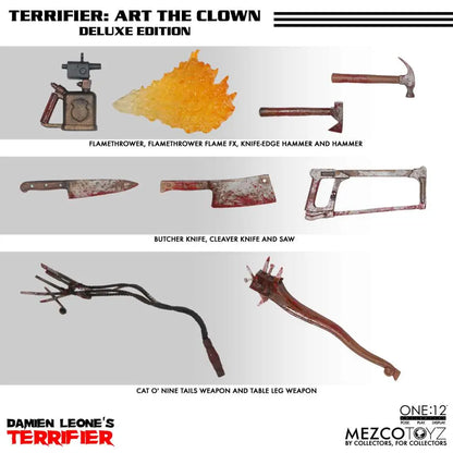 MEZCO TOY - One 12 Collective Terrifier Art The Clown Dlx Af