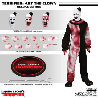 MEZCO TOY - One 12 Collective Terrifier Art The Clown Dlx Af