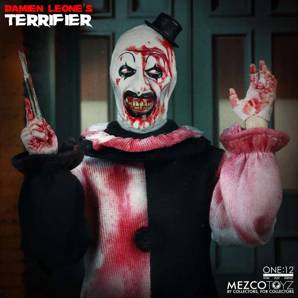 MEZCO TOY - One 12 Collective Terrifier Art The Clown Dlx Af